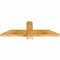 Ekena Millwork Eugene Rough Sawn Timber Gable Bracket, Western Red Cedar, 36"W x 12"H x 2"D x 4"F, 8/12 Pitch GBW036X12X0204EUG00RWR - alternate 5
